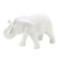 Small White Ceramic Elephant